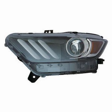 Headlight Lens Housing Left HID w/LED for Ford Mustang 2015-2020
