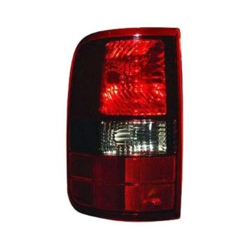 Tail Light Assembly Left Black w/From 8-9-05 for Ford F-150 Harley-Davidson Edition 2006-2008