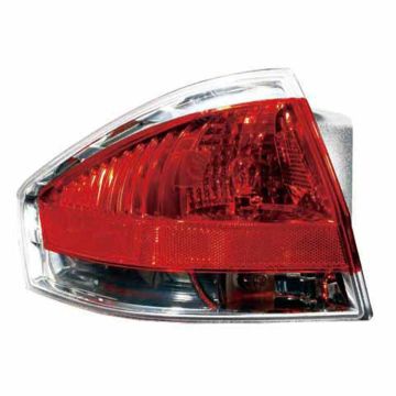 Tail Light Assembly Left From 7-17-08 CAPA for Ford Focus Sedan 2008-2011