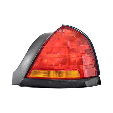 Tail Light Assembly Right w/Sport Package Black for Ford Crown Victoria 2001-2005