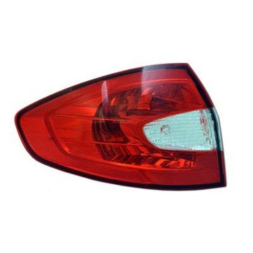 Tail Light Assembly Left Outer On Body for Ford Fiesta Sedan 2011-2013