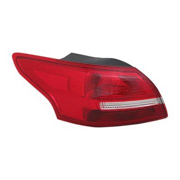 Tail Light Assembly Left Outer for Ford Focus Sedan 2015-2018