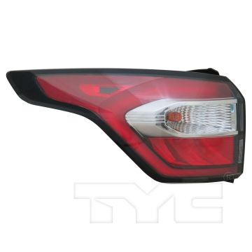 Tail Light Assembly Left Outer w/o Sport Appearance Pkg for Ford Escape 2017-2019