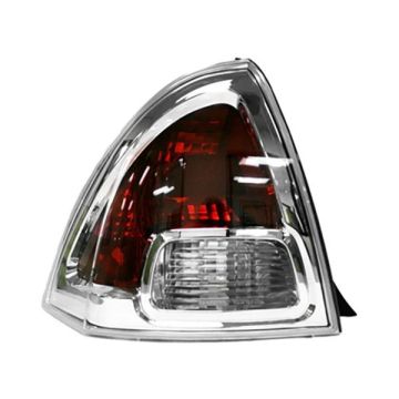 Tail Light Housing Left Includes Lens CAPA for Ford Fusion 2006-2009