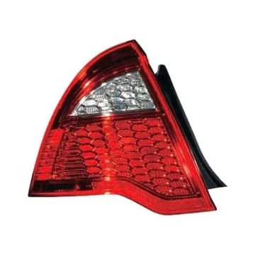 Tail Light Housing Left Includes Lens CAPA for Ford Fusion Hybrid 2010-2012