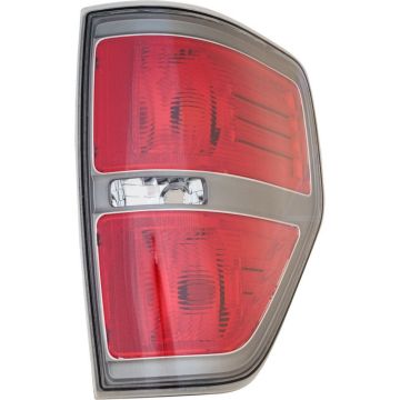 Tail Light Housing Right Gray Accent Includes Lens for Ford F-150 FX2 2010-2014