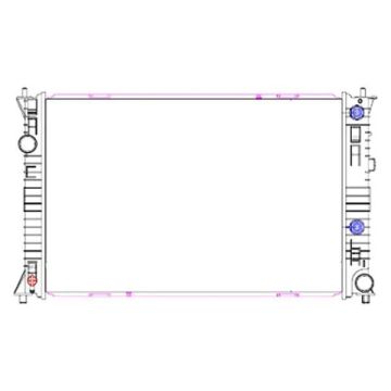 Radiator for Ford Fusion Mercury Milan
