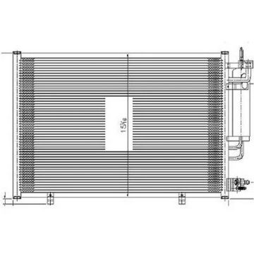 A/C Condenser for Ford Fiesta 2011-2013