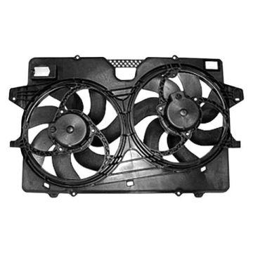 Engine Cooling Fan Assembly 2 Pin Plug Dual Fan Module for Ford Escape Mercury Mariner
