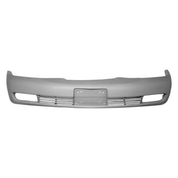 Bumper Cover Front w/o Fog Lamps Primed CAPA for Cadillac DeVille DHS Base 2000-2005