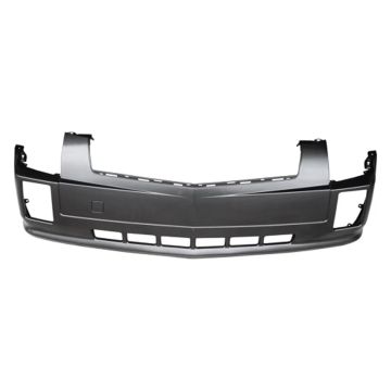 Bumper Cover Front Upper 1 Piece Bumper w/o Headlamp Washer Primed CAPA for Cadillac SRX 2004-2009