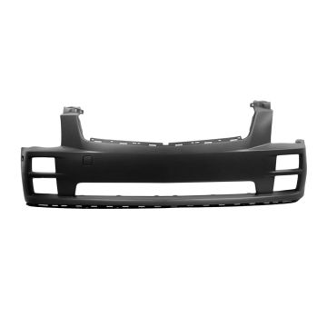 Bumper Cover Front w/o Headlamp Washer Primed CAPA for Cadillac STS Base Elegance 2005-2007