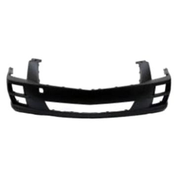 Bumper Cover Front w/o Headlamp Washers Primed CAPA for Cadillac STS Platinum Base 2008-2011