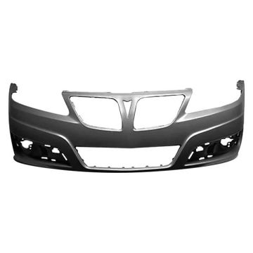 Bumper Cover Front w/CTF Pkg Second Design w/Molded Fog Lamp Holes CAPA for Pontiac G6 Base GT 2009-2010