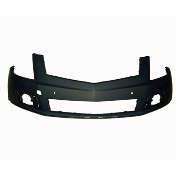 Bumper Cover Front w/o Headlamp Washer w/Front Parking Aid Primed CAPA for Cadillac SRX 2010-2012