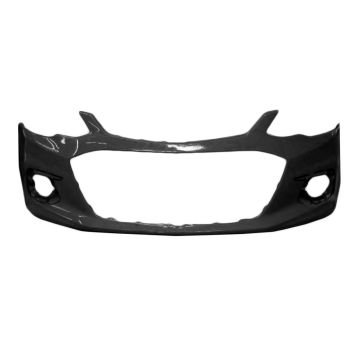 Bumper Cover Front LT w/o RS Pkg Primed for Chevrolet Sonic Hatchback Sedan LT LS Premier 2017-2020