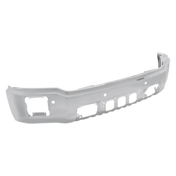 Bumper Face Bar Front w/Park Assist Chrome for GMC Sierra 1500 2014-2015