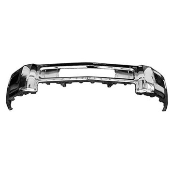 Bumper Face Bar Front w/Fog Lamps w/o Parking Aid Sensors Chrome for Chevrolet Silverado 2500 HD 2015-2019