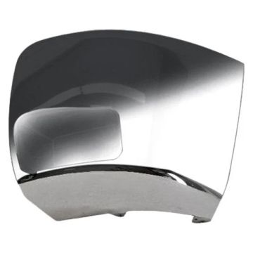 Bumper Cover Front Left w/Fog Lamps Face Bar Cap Chrome for Chevrolet Silverado 2500 HD Silverado 3500 HD