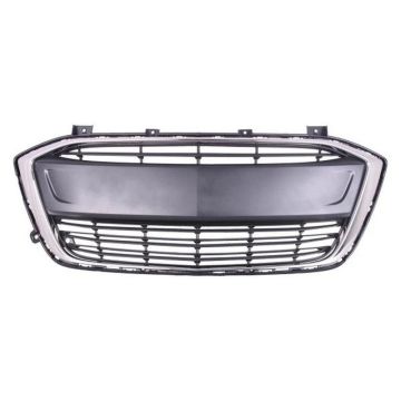 Bumper Cover Grille Front w/o RS Pkg for Chevrolet Sonic Sedan LS Premier LT 2017-2020