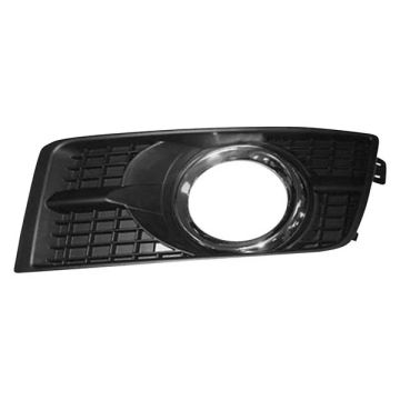 Bumper Insert Front Left Fog Lamp Bezel w/Fog Lamps Chrome for Cadillac SRX 2010-2016