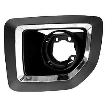 Bumper Insert Front Left Painted Bumper Fog Lamp Bezel Chrome for GMC Sierra 2500 HD Sierra 3500 HD