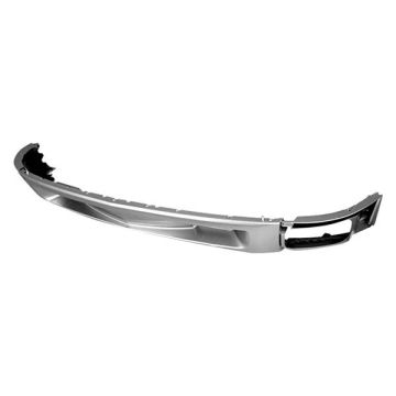 Bumper Deflector Front w/o Tow Hook Holes Silver for Chevrolet Silverado 1500 Hybrid 2009-2013