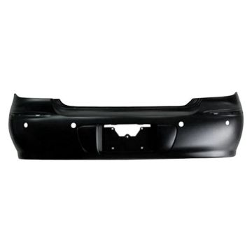 Bumper Cover Rear w/Chrome Pkg w/Object Sensor Primed for Buick Allure LaCrosse