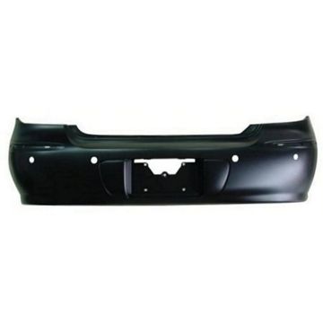 Bumper Cover Rear w/Chrome Pkg w/Object Sensor Primed CAPA for Buick Allure LaCrosse