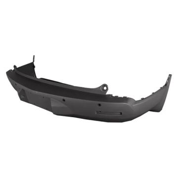 Bumper Cover Rear w/Rear Object Sensor w/Single Exhaust CAPA for Chevrolet Traverse 2009-2012