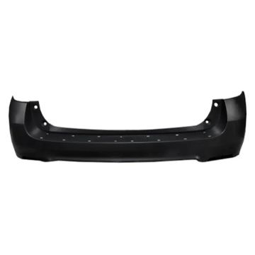 Bumper Cover Rear w/o Blind Spot Module Type 1 w/o Chrome Pkg w/o Object Sensor Primed CAPA for Chevrolet Equinox 2010-2017