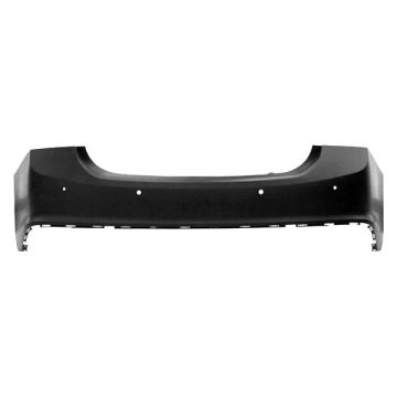 Bumper Cover Rear w/BLIS w/Park Sensors w/o Parallel Park Assist Primed for Chevrolet Malibu Hybrid 2016-2018