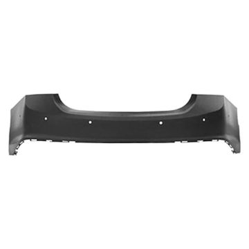 Bumper Cover Rear w/Park Sensors w/BLIS w/Parallel Park Assist Primed for Chevrolet Malibu LS L Premier LT 2016-2018