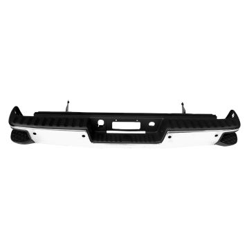 Bumper Assembly Rear w/Parking Aid Sensors w/o Sensors w/o Sensor Harness Chrome for Chevrolet Silverado 1500 GMC Sierra 1500 Sierra 1500 Limited