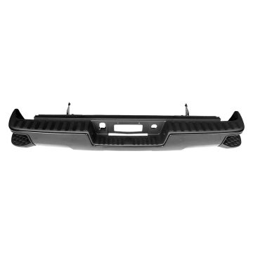 Bumper Assembly Rear w/o Parking Aid Sensors Black for Chevrolet Silverado 1500 Silverado 1500 LD
