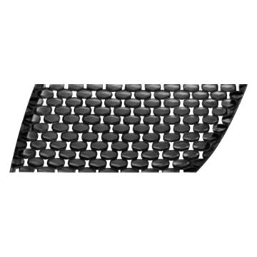 Grille Assembly Right Except Special Edition Textured Matte-Black for Pontiac Grand Prix 2004-2008