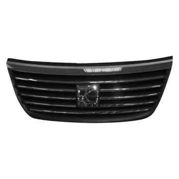 Grille Assembly Dark Gray w/Chrome Moulding for Saturn Ion Sedan 2005-2007