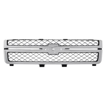 Grille Assembly Chrome w/o Z71 Pkg for Chevrolet Silverado 2500 HD Silverado 3500 HD