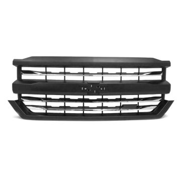 Grille Assembly w/Z71 Pkg Chrome Trim for Chevrolet Silverado 1500 Silverado 1500 LD