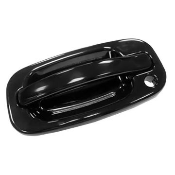 Exterior Door Handle Front Left w/Body Cladding Smooth Finish Black for Cadillac Escalade Chevrolet Avalanche 1500 2500 Silverado 3500 Suburban Tahoe GMC Sierra 1500 2500 3500 Yukon XL