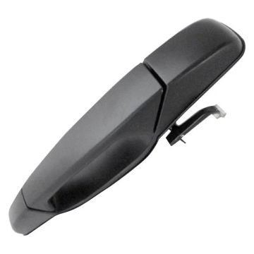 Exterior Door Handle Front Right w/o Key Hole Black Smooth Plastic for Chevrolet Silverado 1500 Silverado 2500 HD Silverado 3500 HD GMC Sierra 1500 Sierra 2500 HD Sierra 3500 HD