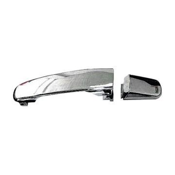 Exterior Door Handle Front Right Lever & Cap Assembly Bright Chrome for Chevrolet Equinox HHR Pontiac Torrent