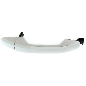 Exterior Door Handle Front Right w/o Key Hole w/Cover Chrome for Chevrolet Silverado 1500 Silverado 1500 LD GMC Sierra 1500 Sierra 1500 Limited