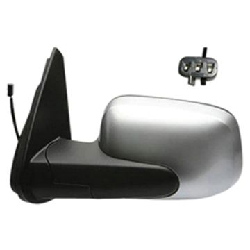 Door Mirror Assembly Left Satin Chrome for Chevrolet HHR 2006-2011