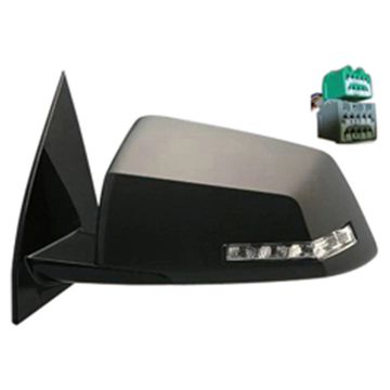 Door Mirror Assembly Left Power Heated w/Signal Lamp Power Folding for Chevrolet Traverse 2009-2012