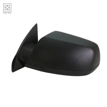Door Mirror Assembly Left Power Non-Heated Black for Chevrolet Equinox 2010-2011