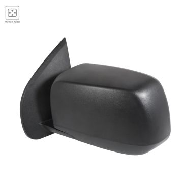 Door Mirror Assembly Left Manual Non-Heated Textured for Chevrolet Colorado GMC Canyon
