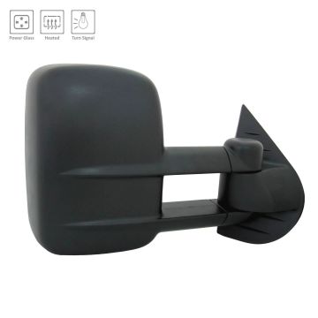 Door Mirror Assembly Right Power Trailer Tow Type for Chevrolet Silverado 1500 Silverado 2500 HD GMC Sierra 1500 Sierra 2500 HD Sierra 3500 HD