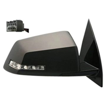 Door Mirror Assembly Right Power Heated w/Signal Lamp Manual Folding for Chevrolet Traverse 2009-2014