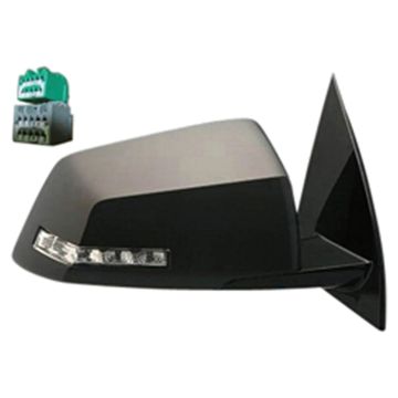 Door Mirror Assembly Right Power Heated w/Signal Lamp Power Folding for Chevrolet Traverse 2009-2012